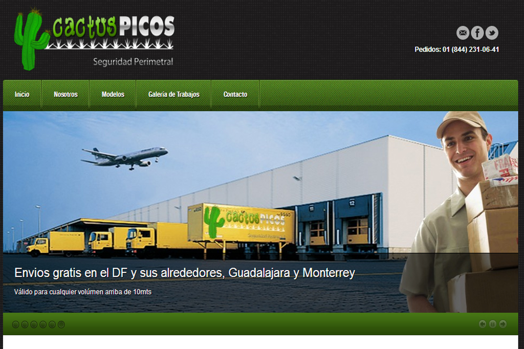 Página web Cactus Picos