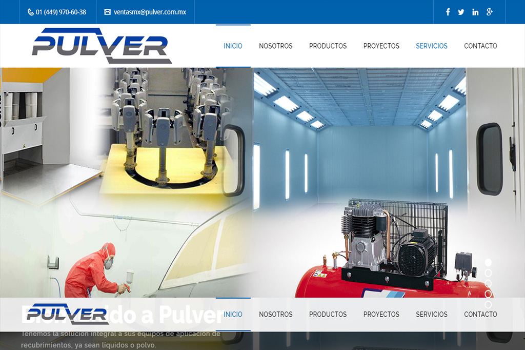Página web Pulver