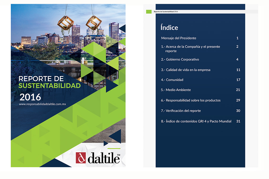 Diseño Reporte de Sustentabilidad DTM 2016